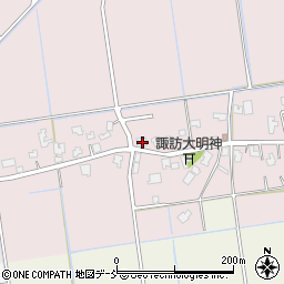 新潟県新潟市南区鍋潟280-1周辺の地図