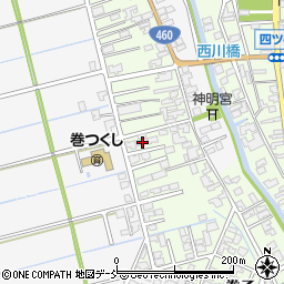 新潟県新潟市西蒲区巻乙1661周辺の地図