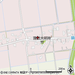 新潟県新潟市南区鍋潟1143周辺の地図