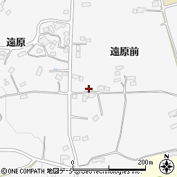 福島県福島市在庭坂遠原43周辺の地図