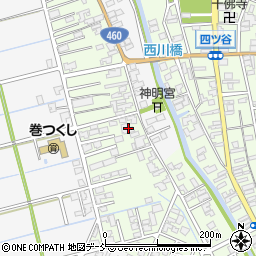 新潟県新潟市西蒲区巻乙1772周辺の地図