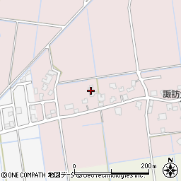 新潟県新潟市南区鍋潟1157周辺の地図