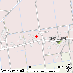 新潟県新潟市南区鍋潟1151周辺の地図