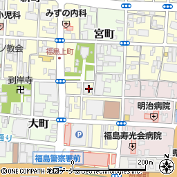 福島県福島市上町3周辺の地図