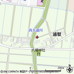 新潟県新潟市南区浦梨812周辺の地図