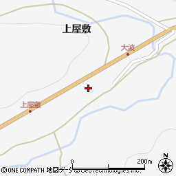 福島県福島市大波上屋敷前30周辺の地図