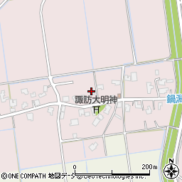 新潟県新潟市南区鍋潟289周辺の地図