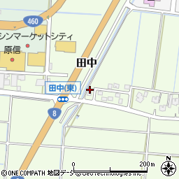 田中遊園周辺の地図