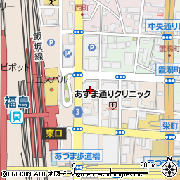 ファーコス薬局　福島駅前周辺の地図