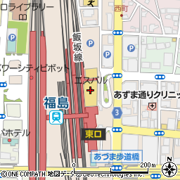 ロッテリア福島エスパル店周辺の地図