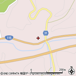 福島県伊達市霊山町石田行合道周辺の地図