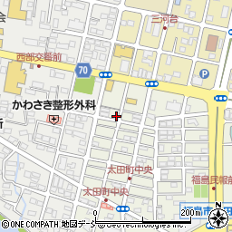 福島県福島市太田町38-1周辺の地図