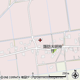 新潟県新潟市南区鍋潟278周辺の地図