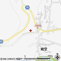 福島県福島市在庭坂清水山周辺の地図