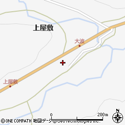 福島県福島市大波上屋敷前27周辺の地図