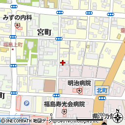 福島県福島市仲間町1-1周辺の地図