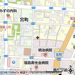 福島県福島市仲間町1-24周辺の地図