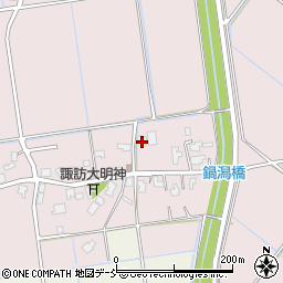 新潟県新潟市南区鍋潟374周辺の地図