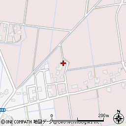 新潟県新潟市南区鍋潟1168-1周辺の地図