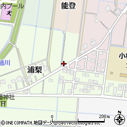 新潟県新潟市南区浦梨170周辺の地図