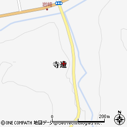福島県福島市大波寺道周辺の地図