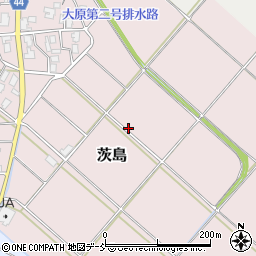 新潟県新潟市西蒲区茨島周辺の地図