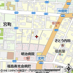 福島県福島市仲間町7周辺の地図