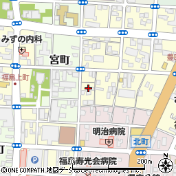 福島県福島市仲間町1周辺の地図
