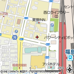 東邦銀行西福島支店周辺の地図