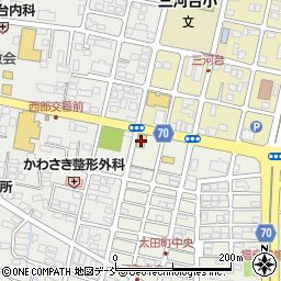 ガスト福島西口店周辺の地図