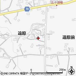福島県福島市在庭坂遠原前58-1周辺の地図