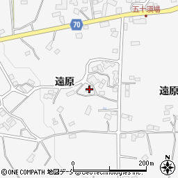 福島県福島市在庭坂遠原13周辺の地図