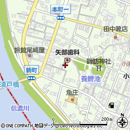新潟県新潟市秋葉区小須戸3743周辺の地図