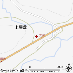 福島県福島市大波上屋敷前22周辺の地図