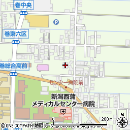 新潟市巻世代交流館どんぐりの舎周辺の地図