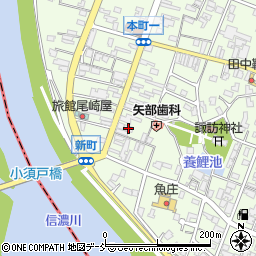 弥七商店周辺の地図