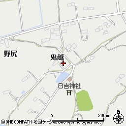 福島県相馬市赤木鬼越周辺の地図