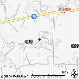 福島県福島市在庭坂遠原7周辺の地図