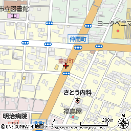 豊田町周辺の地図