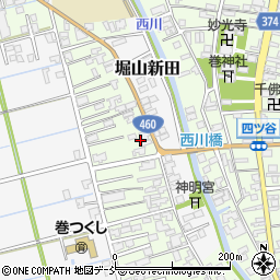 新潟県新潟市西蒲区巻乙1734周辺の地図