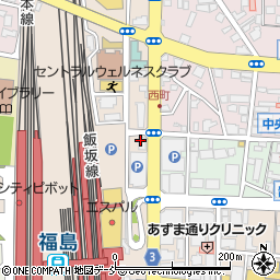 日通福島駐車場周辺の地図