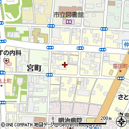 福島県福島市仲間町3周辺の地図