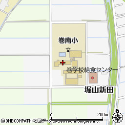 新潟市立巻南小学校周辺の地図