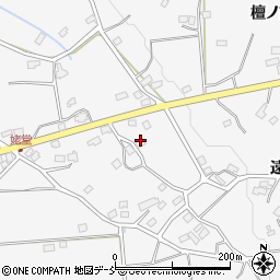福島県福島市在庭坂石方原周辺の地図