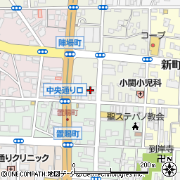 信金中央金庫　東北支店福島県分室周辺の地図