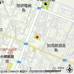 コメリハード＆グリーン小須戸店周辺の地図