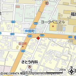 福島豊田町郵便局周辺の地図