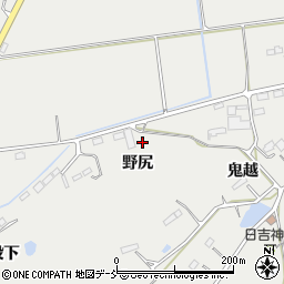 福島県相馬市赤木（野尻）周辺の地図