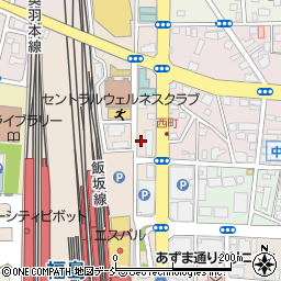 福島リッチホテル東口駅前駐車場周辺の地図