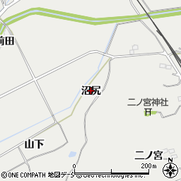 福島県相馬市赤木（沼尻）周辺の地図